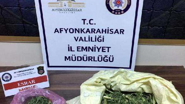 Afyonkarahisar’da uyuşturucu operasyonu