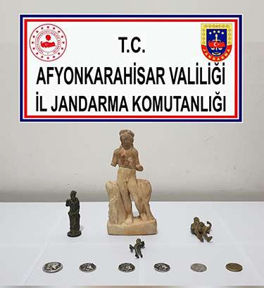 Gazlıgöl’de tarihi eser operasyonu