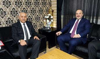 BAKAN VARANK’TAN BAŞKAN ZEYBEK’E ZİYARET